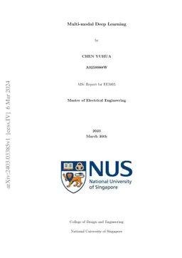 Multi-modal Deep Learning