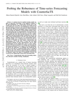 EXPRTS: Exploring and Probing the Robustness of Time Series Forecasting Models