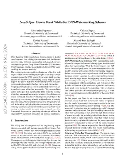 DeepEclipse: How to Break White-Box DNN-Watermarking Schemes