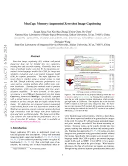 MeaCap: Memory-Augmented Zero-shot Image Captioning