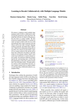 Learning to Decode Collaboratively with Multiple Language Models