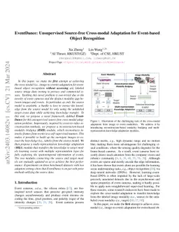 EventDance: Unsupervised Source-free Cross-modal Adaptation for
  Event-based Object Recognition