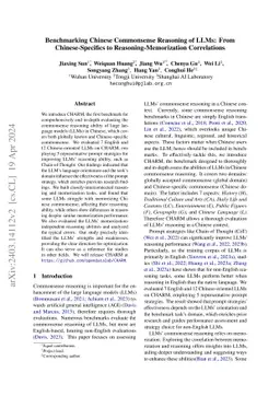 Benchmarking Chinese Commonsense Reasoning of LLMs: From
  Chinese-Specifics to Reasoning-Memorization Correlations