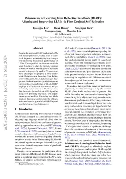 Reinforcement Learning from Reflective Feedback (RLRF): Aligning and
  Improving LLMs via Fine-Grained Self-Reflection