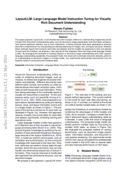 LayoutLLM: Large Language Model Instruction Tuning for Visually Rich
  Document Understanding