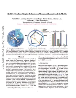 RoDLA: Benchmarking the Robustness of Document Layout Analysis Models