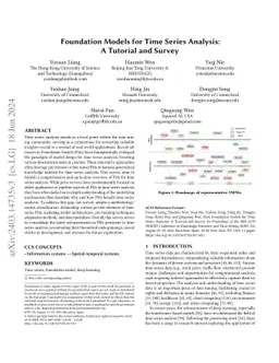 Foundation Models for Time Series Analysis: A Tutorial and Survey
