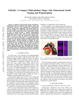 GelLink: A Compact Multi-phalanx Finger with Vision-based Tactile
  Sensing and Proprioception