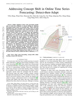 Addressing Concept Shift in Online Time Series Forecasting:
  Detect-then-Adapt