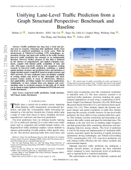 Unifying Lane-Level Traffic Prediction from a Graph Structural Perspective: Benchmark and Baseline