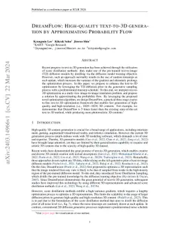DreamFlow: High-Quality Text-to-3D Generation by Approximating
  Probability Flow