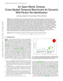 An Open-World, Diverse, Cross-Spatial-Temporal Benchmark for Dynamic
  Wild Person Re-Identification