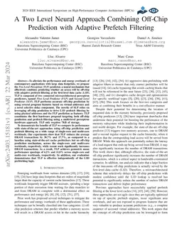 A Two Level Neural Approach Combining Off-Chip Prediction with Adaptive Prefetch Filtering