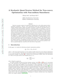 A Stochastic Quasi-Newton Method for Non-convex Optimization with
  Non-uniform Smoothness