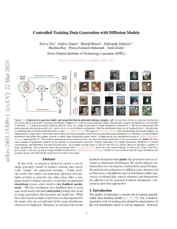 Controlled Training Data Generation with Diffusion Models