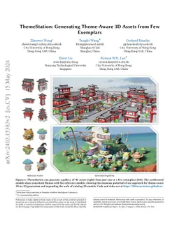 ThemeStation: Generating Theme-Aware 3D Assets from Few Exemplars