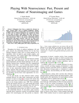 Playing With Neuroscience: Past, Present and Future of Neuroimaging and
  Games