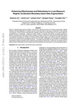 Enhancing Effectiveness and Robustness in a Low-Resource Regime via
  Decision-Boundary-aware Data Augmentation