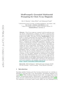 MedPromptX: Grounded Multimodal Prompting for Chest X-ray Diagnosis