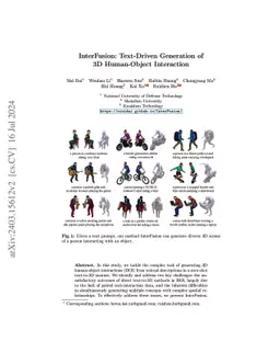 InterFusion: Text-Driven Generation of 3D Human-Object Interaction