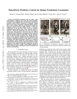 Data-Driven Predictive Control for Robust Exoskeleton Locomotion