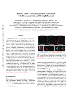 Salience DETR: Enhancing Detection Transformer with Hierarchical
  Salience Filtering Refinement