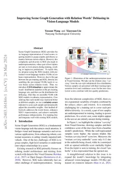Predicate Debiasing in Vision-Language Models Integration for Scene Graph Generation Enhancement