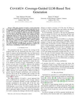 CoverUp: Effective High Coverage Test Generation for Python