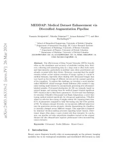 MEDDAP: Medical Dataset Enhancement via Diversified Augmentation
  Pipeline