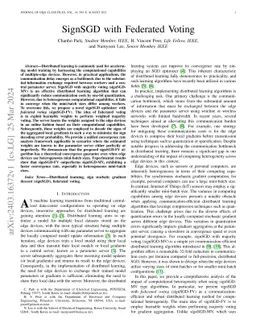 SignSGD with Federated Voting
