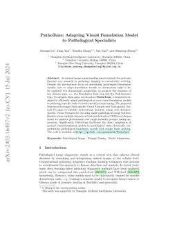 PathoTune: Adapting Visual Foundation Model to Pathological Specialists