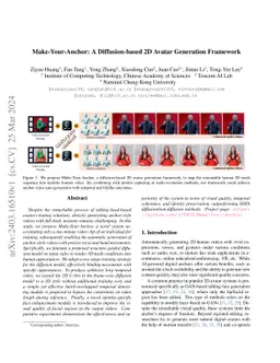 Make-Your-Anchor: A Diffusion-based 2D Avatar Generation Framework