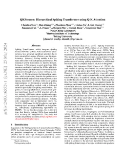 QKFormer: Hierarchical Spiking Transformer using Q-K Attention