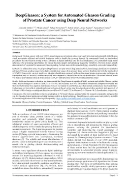 DeepGleason: a System for Automated Gleason Grading of Prostate Cancer
  using Deep Neural Networks