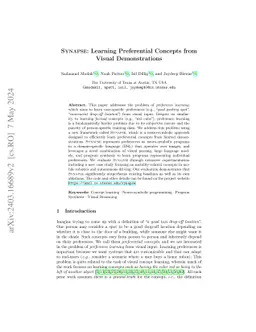SYNAPSE: SYmbolic Neural-Aided Preference Synthesis Engine