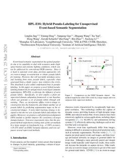 HPL-ESS: Hybrid Pseudo-Labeling for Unsupervised Event-based Semantic
  Segmentation