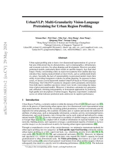 UrbanVLP: Multi-Granularity Vision-Language Pretraining for Urban Socioeconomic Indicator Prediction
