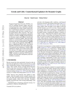 CoDy: Counterfactual Explainers for Dynamic Graphs