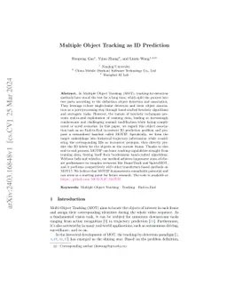 Multiple Object Tracking as ID Prediction
