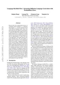 Language Rectified Flow: Advancing Diffusion Language Generation with
  Probabilistic Flows