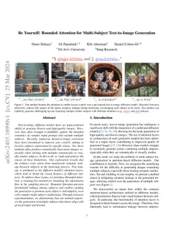 Be Yourself: Bounded Attention for Multi-Subject Text-to-Image
  Generation