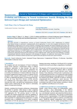 Evolution and Efficiency in Neural Architecture Search: Bridging the Gap
  Between Expert Design and Automated Optimization