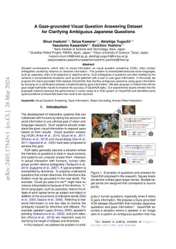 A Gaze-grounded Visual Question Answering Dataset for Clarifying
  Ambiguous Japanese Questions
