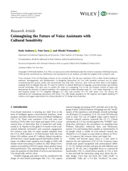 Coimagining the Future of Voice Assistants with Cultural Sensitivity