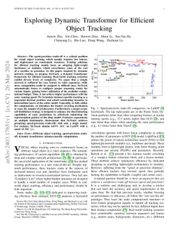 Exploring Dynamic Transformer for Efficient Object Tracking