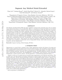 Segment Any Medical Model Extended