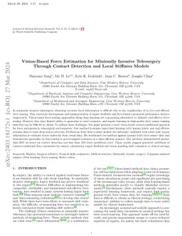 Vision-Based Force Estimation for Minimally Invasive Telesurgery Through
  Contact Detection and Local Stiffness Models