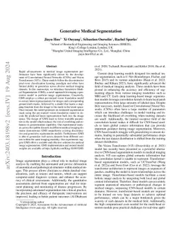 Generative Medical Segmentation