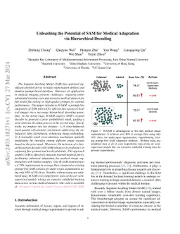 Unleashing the Potential of SAM for Medical Adaptation via Hierarchical
  Decoding