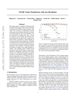 ViTAR: Vision Transformer with Any Resolution